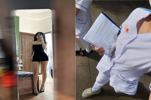 Chick hot girl trường Y chân dài max khoe body