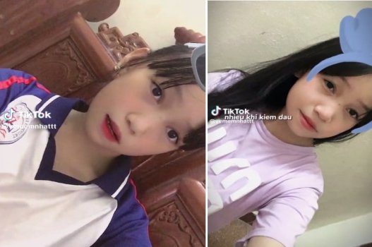 Gái học sinh gặp bạn trai mới đến nhà 