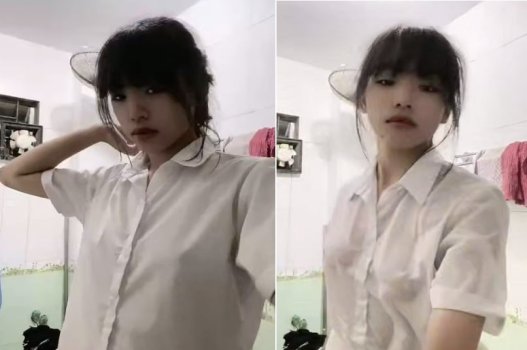 Em gái tắm xong cũng đã dâm