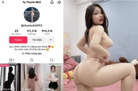 Tạ Thanh Nhi da trắng, mông căng, thích làm tình kiểu doggy